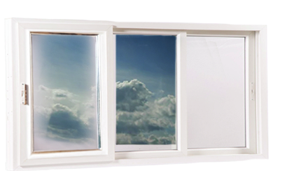 3-Track uPVC Window